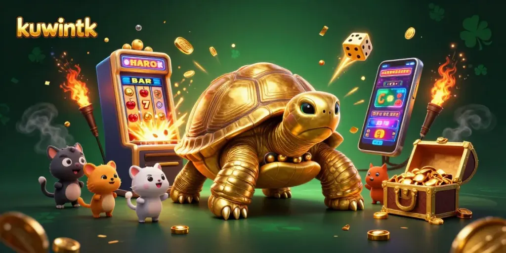 Experience exciting gameplay at kuwintk with vibrant casino elements and thrilling jackpot visuals.