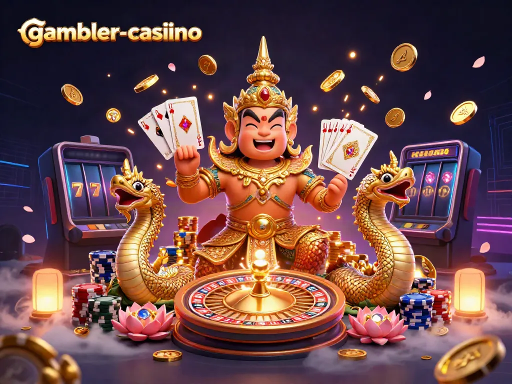 Spela på gambler-casino med spännande casinospel och stora vinster.