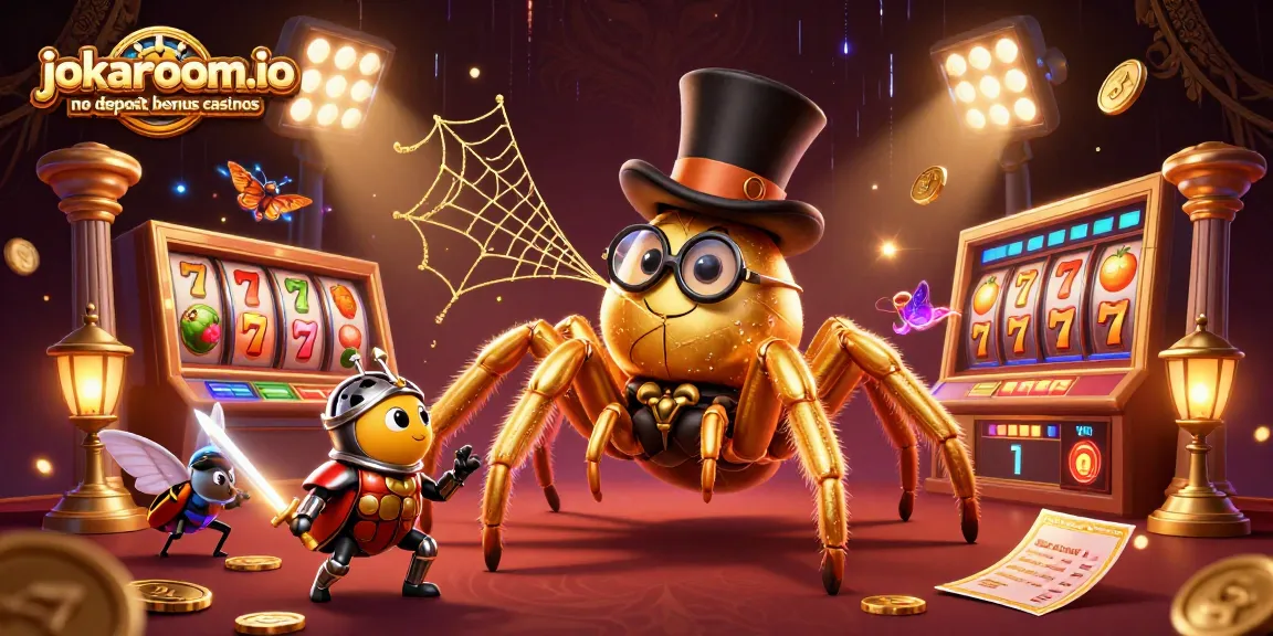 Experience the excitement of jokaroom.io no deposit bonus casinos with dynamic 3D casino characters and elements.