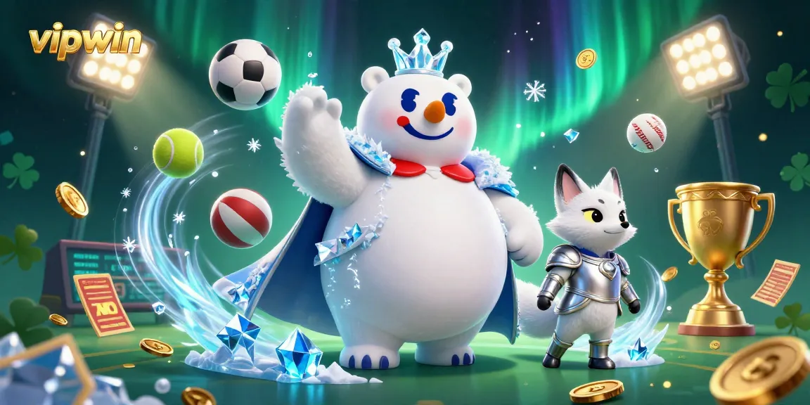Engage in thrilling action with vipwin, a dynamic casino scene featuring exciting sports elements.